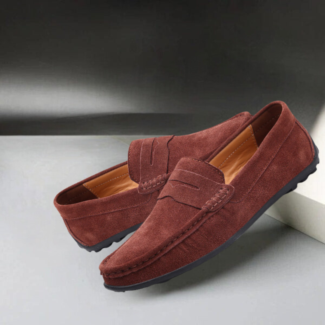 Mitchel | Elegante Suède Loafers