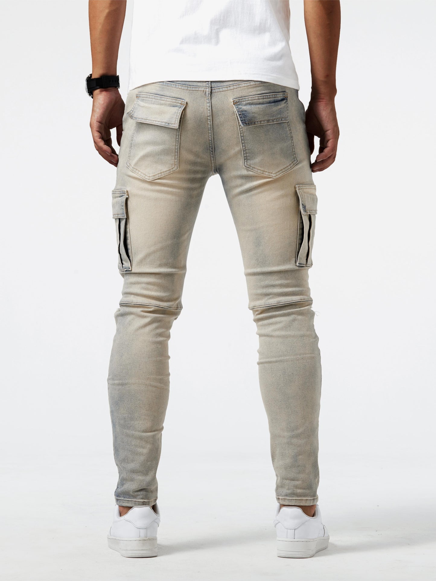 Slim Fit Cargo Jeans