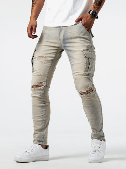 Slim Fit Cargo Jeans