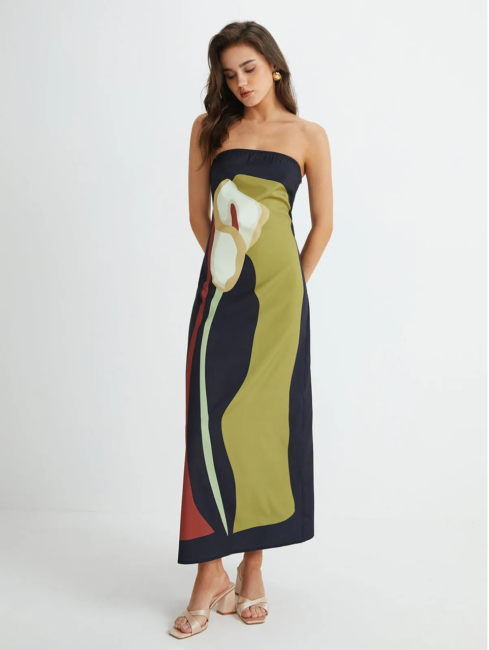 Harper | Strapless Maxi Jurk