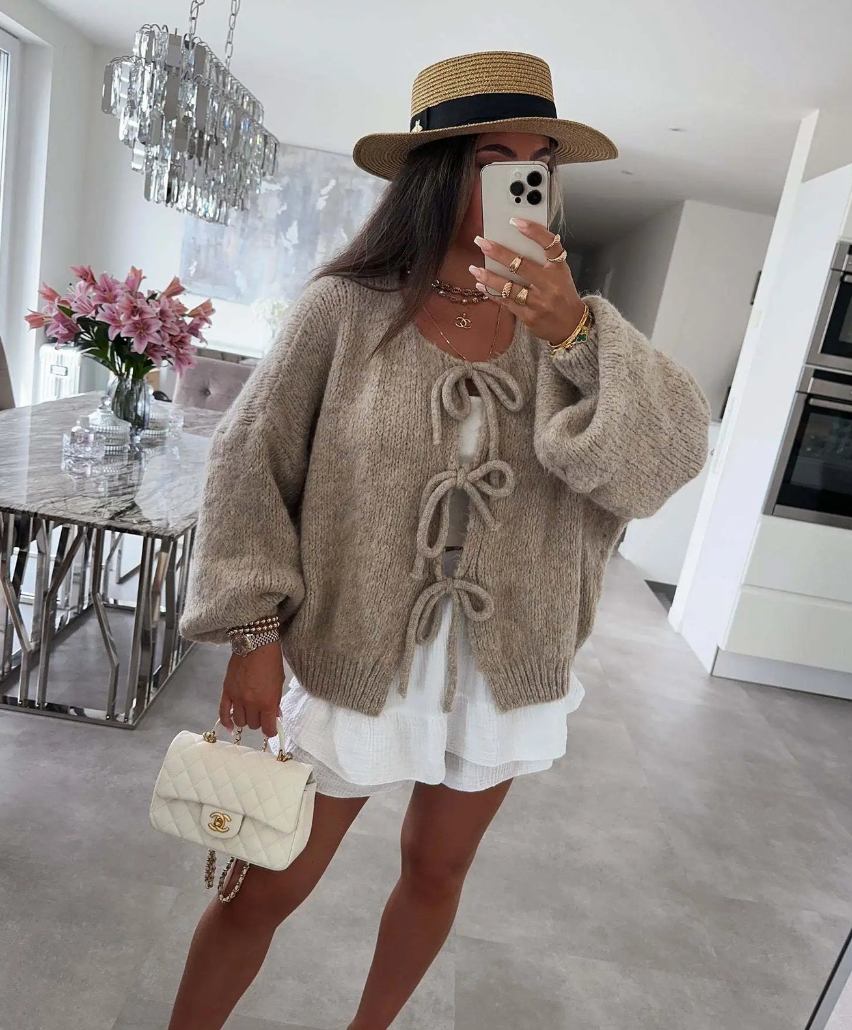 Ivy | Gebreide Strik Cardigan