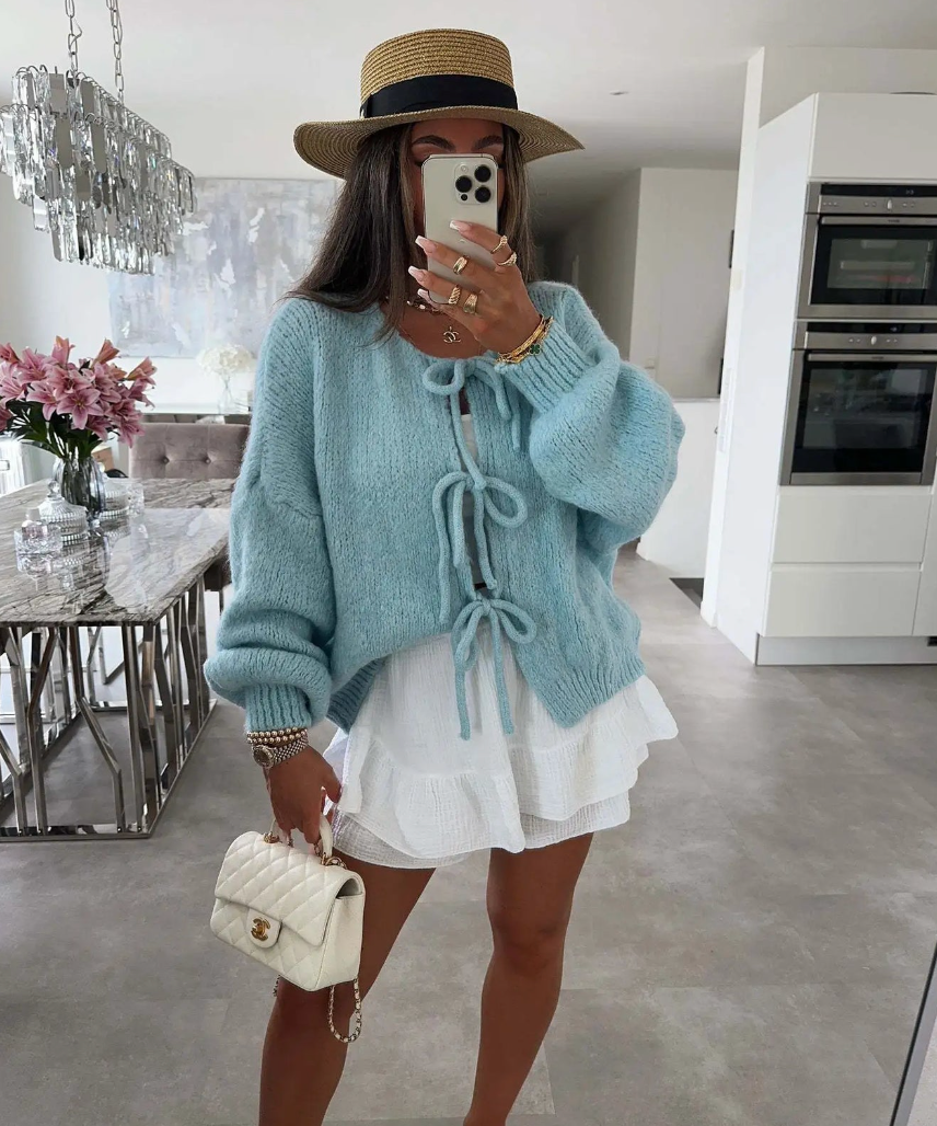 Ivy | Gebreide Strik Cardigan