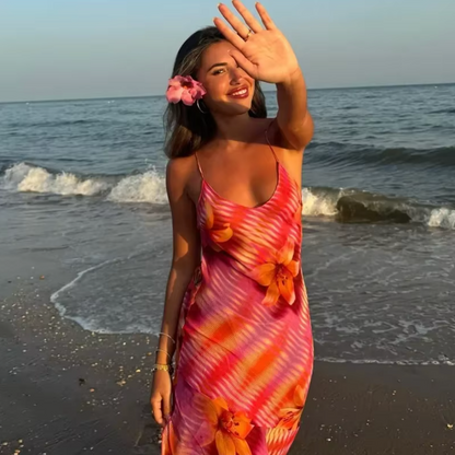 Dakota | Levendige Tropische Jurk