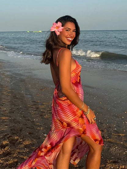 Dakota | Levendige Tropische Jurk