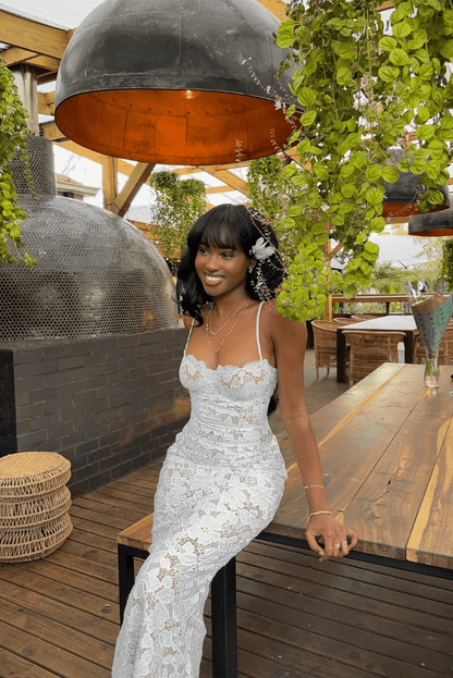 Aderyn | Lace Silhouette Dress - Felova Amsterdam