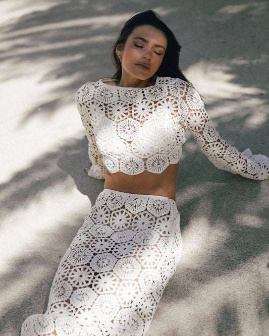 Aubriella | Lange Mouwen Wrap Set - Felova Amsterdam