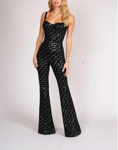 Avah | Glamoureuze Pailletten Jumpsuit - Felova Amsterdam