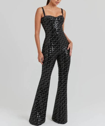 Avah | Glamoureuze Pailletten Jumpsuit - Felova Amsterdam