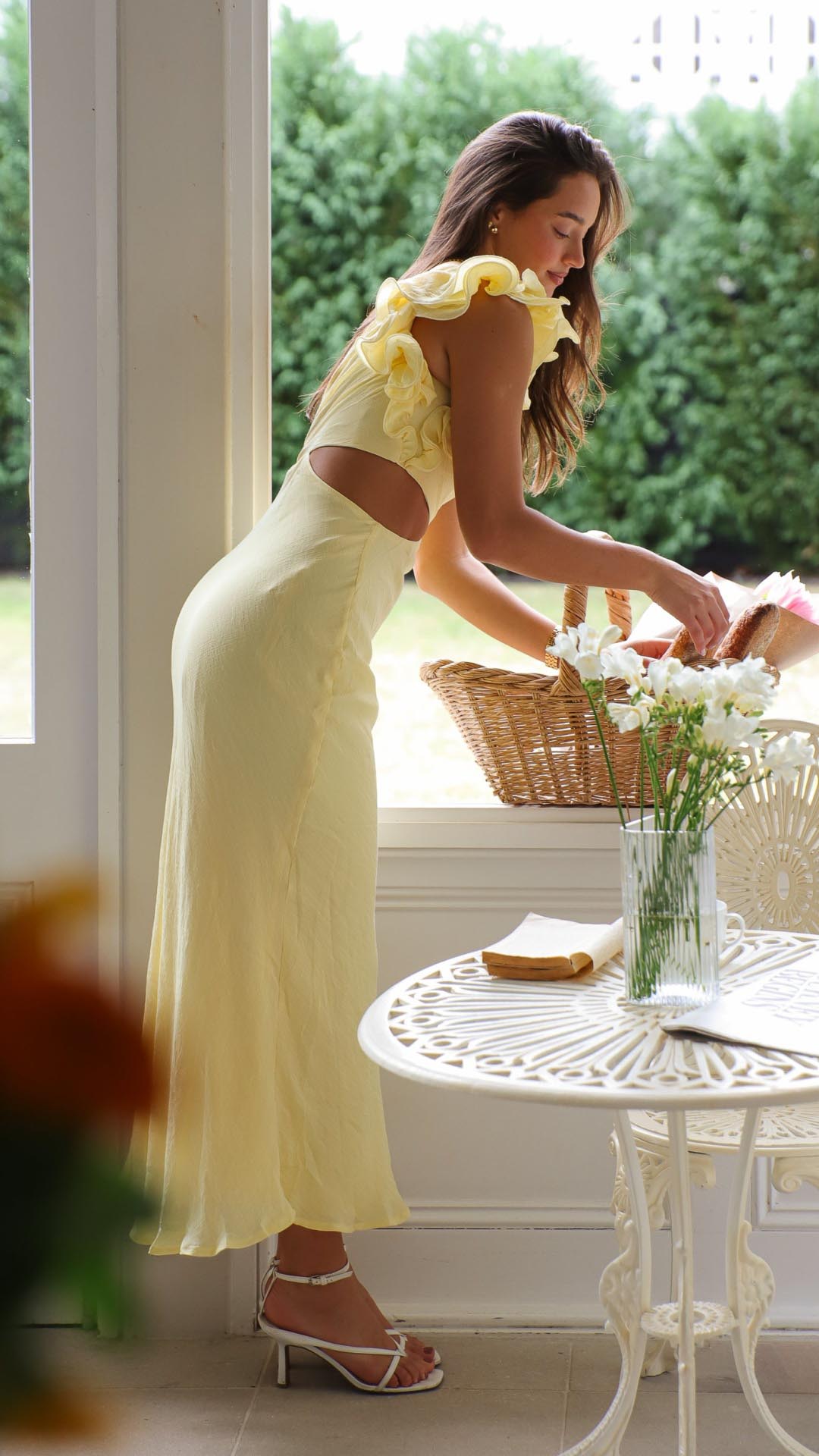 Blaire | Maxi - jurk met Eén Schouder en Uitsnijding - Felova Amsterdam