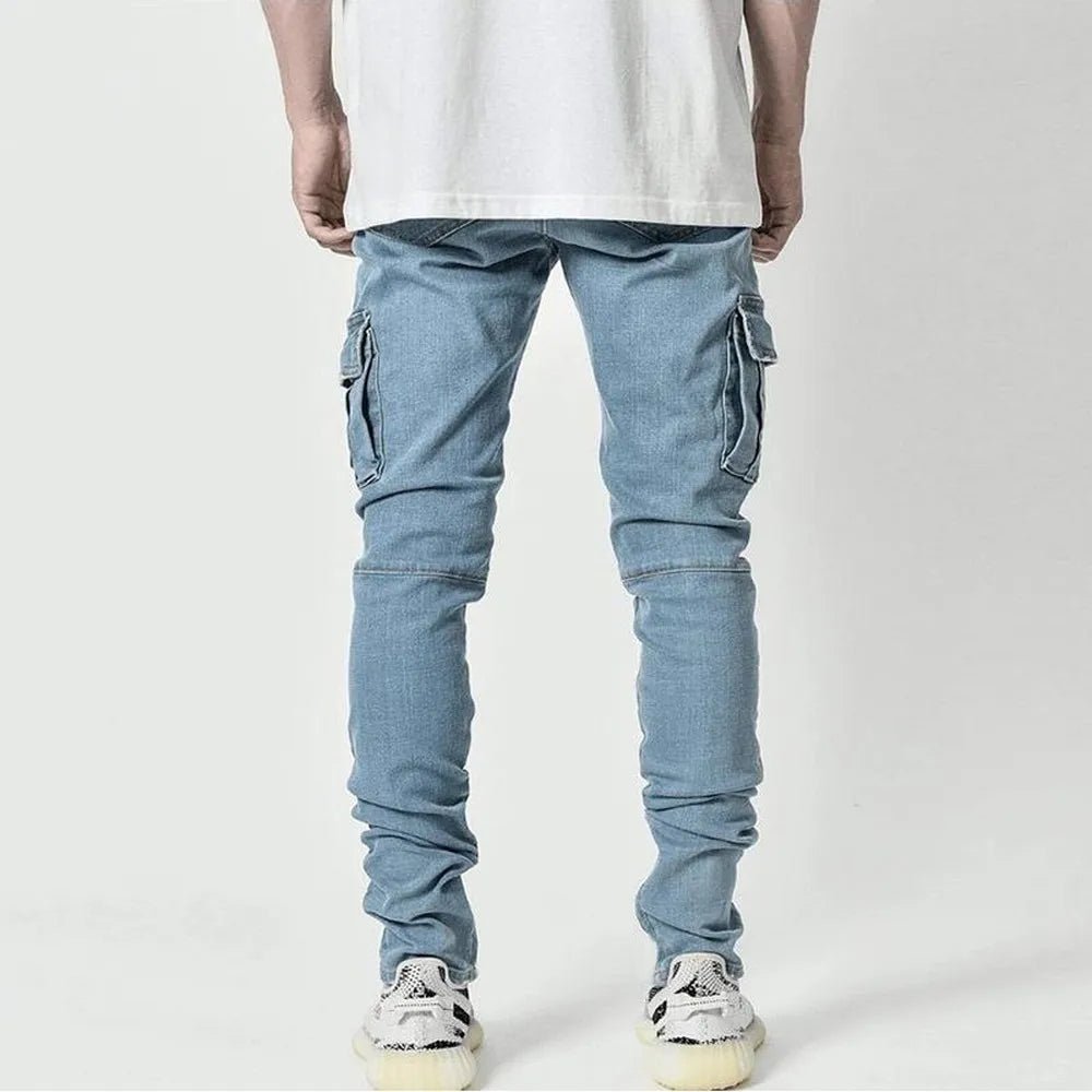 Cargo Street Elastic Jeans - Felova Amsterdam