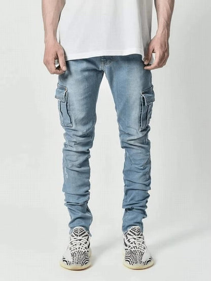 Cargo Street Elastic Jeans - Felova Amsterdam
