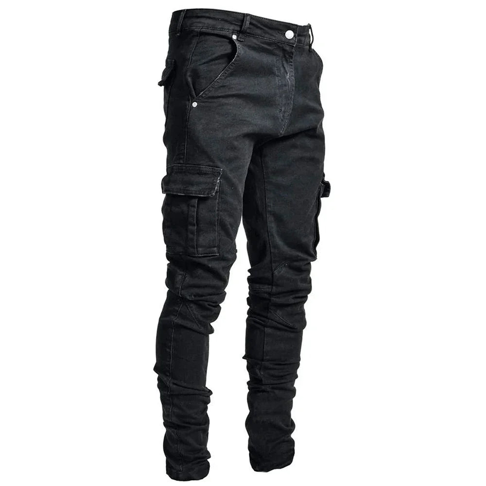 Cargo Street Elastic Jeans - Felova Amsterdam