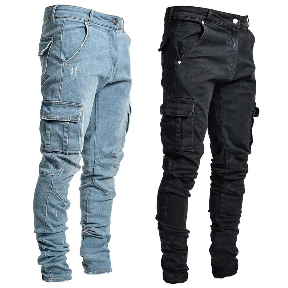Cargo Street Elastic Jeans - Felova Amsterdam