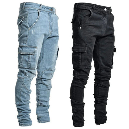 Cargo Street Elastic Jeans - Felova Amsterdam