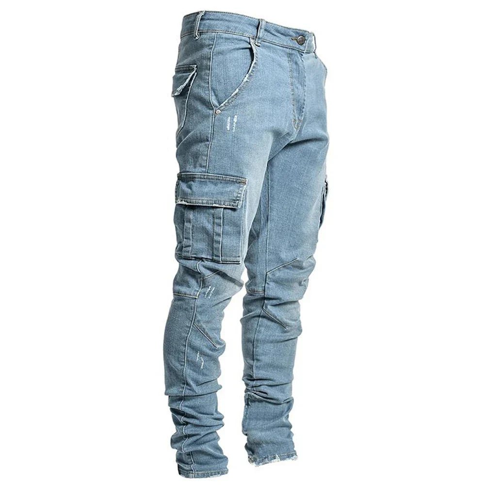 Cargo Street Elastic Jeans - Felova Amsterdam