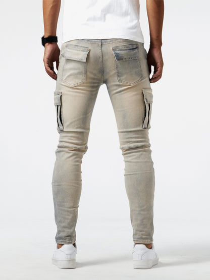 Slim Fit Cargo Jeans