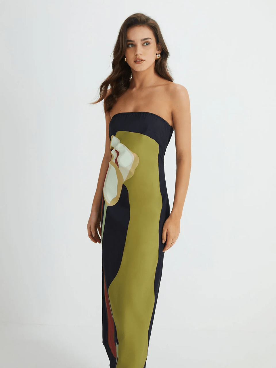 Harper | Strapless Maxi Jurk - Felova Amsterdam