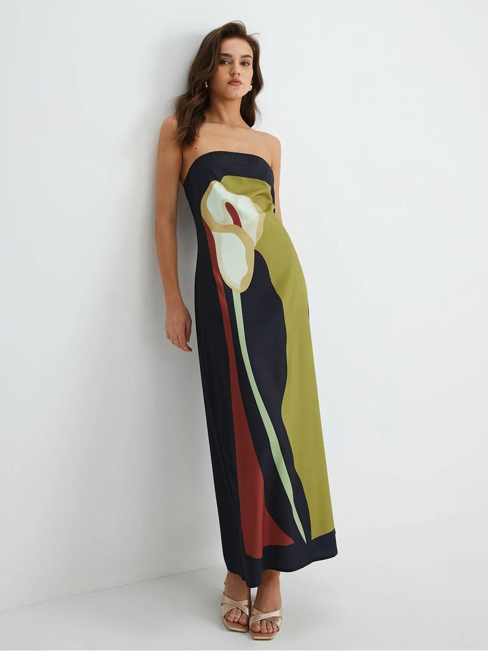 Harper | Strapless Maxi Jurk - Felova Amsterdam