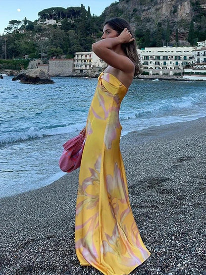 Jasmin | Stralende Satijnen Gown - Felova Amsterdam