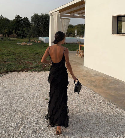 Lottie | Elegante Maxi - jurk - Felova Amsterdam