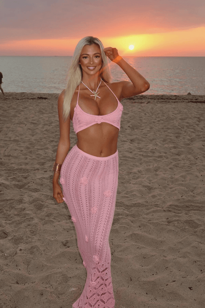 Mackenzie | Elegante Gehaakte Maxi Rok Set - Felova Amsterdam