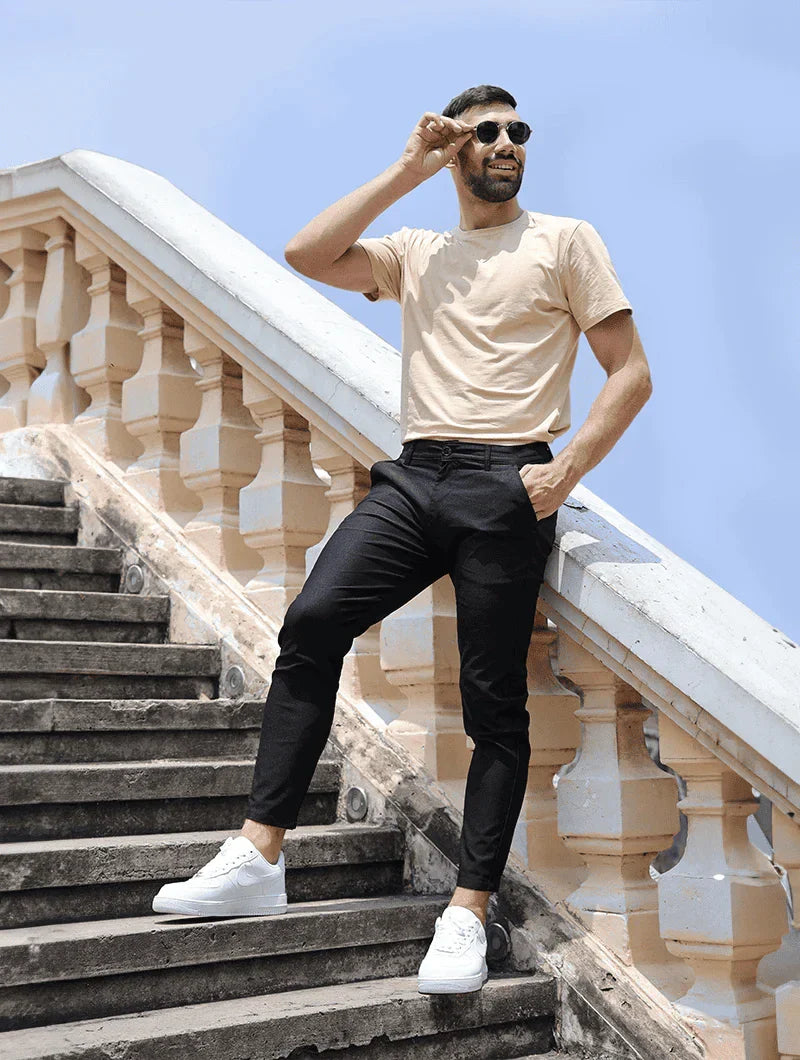 Elegante Rekbare Pantalon - Felova Amsterdam