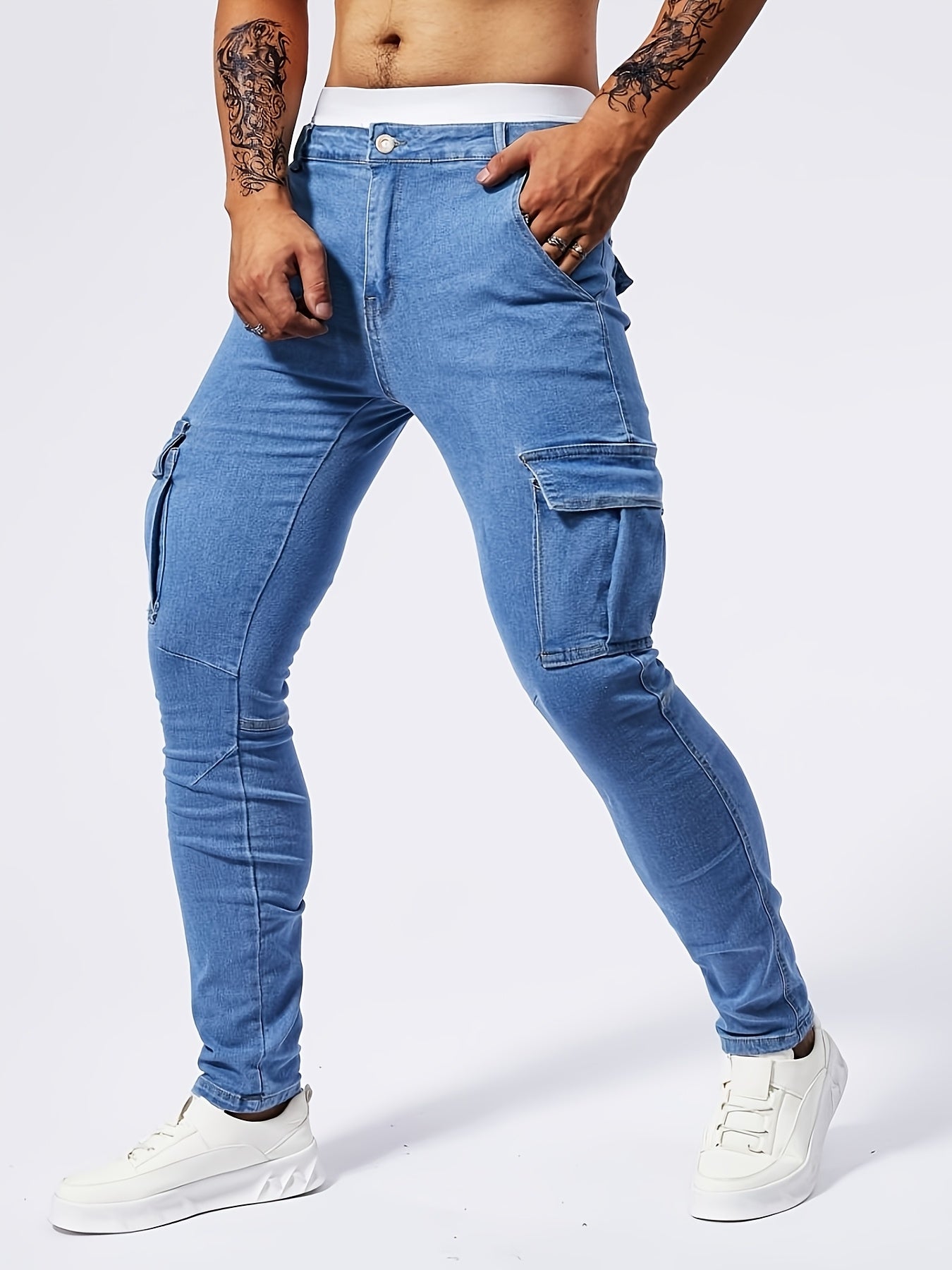 Slim Fit Cargo Jeans - Felova Amsterdam